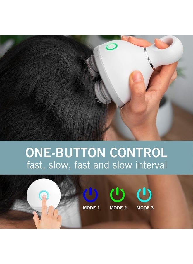 Arabest Scalp Massager Hair Growth - Rechargeable Electric Head Massager Tool with 3 Massage Modes for Stress Relief & Circulation, Handheld Hair Massager for Scalp, Neck & Body Relaxation - Image 5