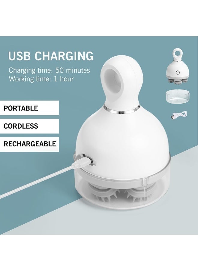 Arabest Scalp Massager Hair Growth - Rechargeable Electric Head Massager Tool with 3 Massage Modes for Stress Relief & Circulation, Handheld Hair Massager for Scalp, Neck & Body Relaxation - Image 2