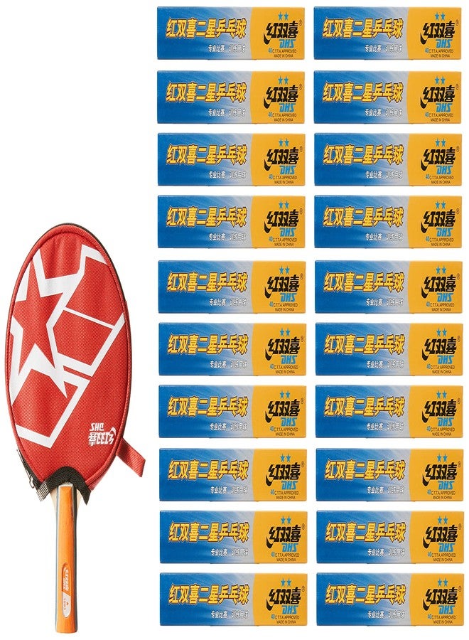 DHS TT BAT A1003 DHS with TT Ball DHS 40MM 2 Star Orange (120 Pcs Box) - Image 3