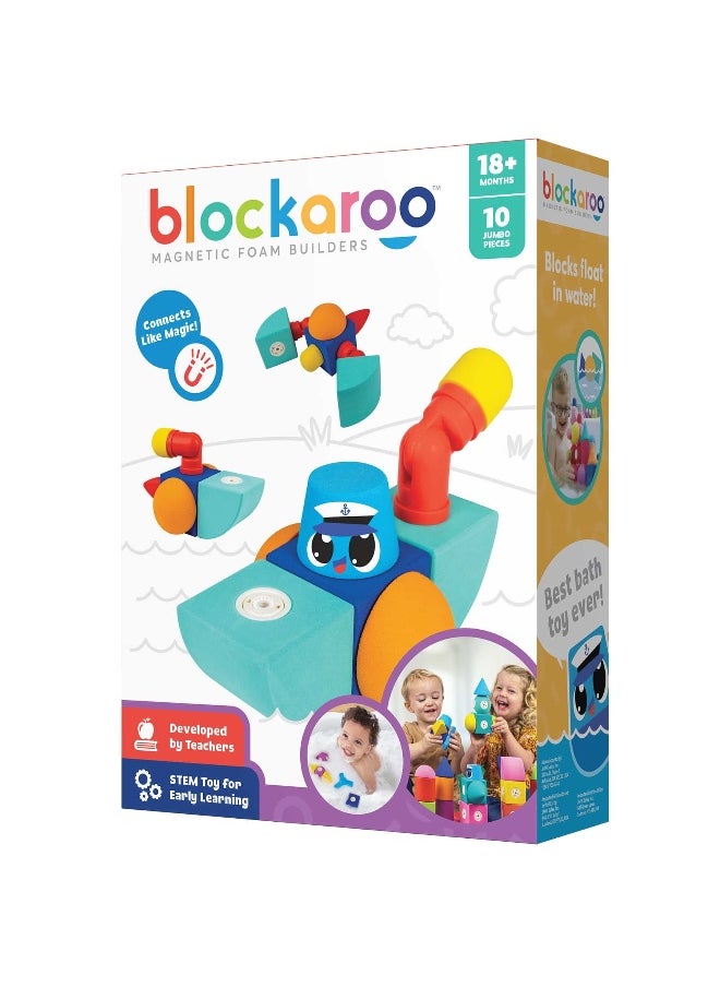 blockaroo Blockaroo Magnetic Foam Builders Tugboat Set  - Image 2
