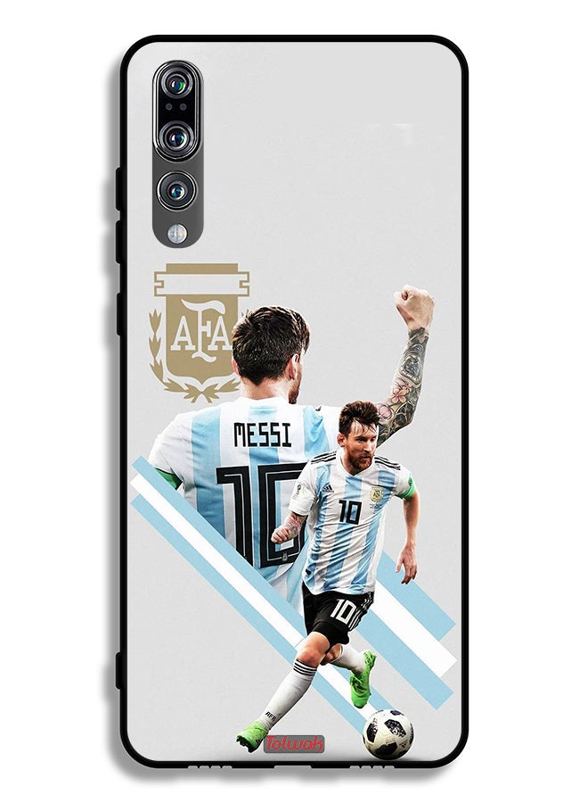 Tolwak Huawei P20 Pro Protective Case Cover Leo Messi Art - Image 2