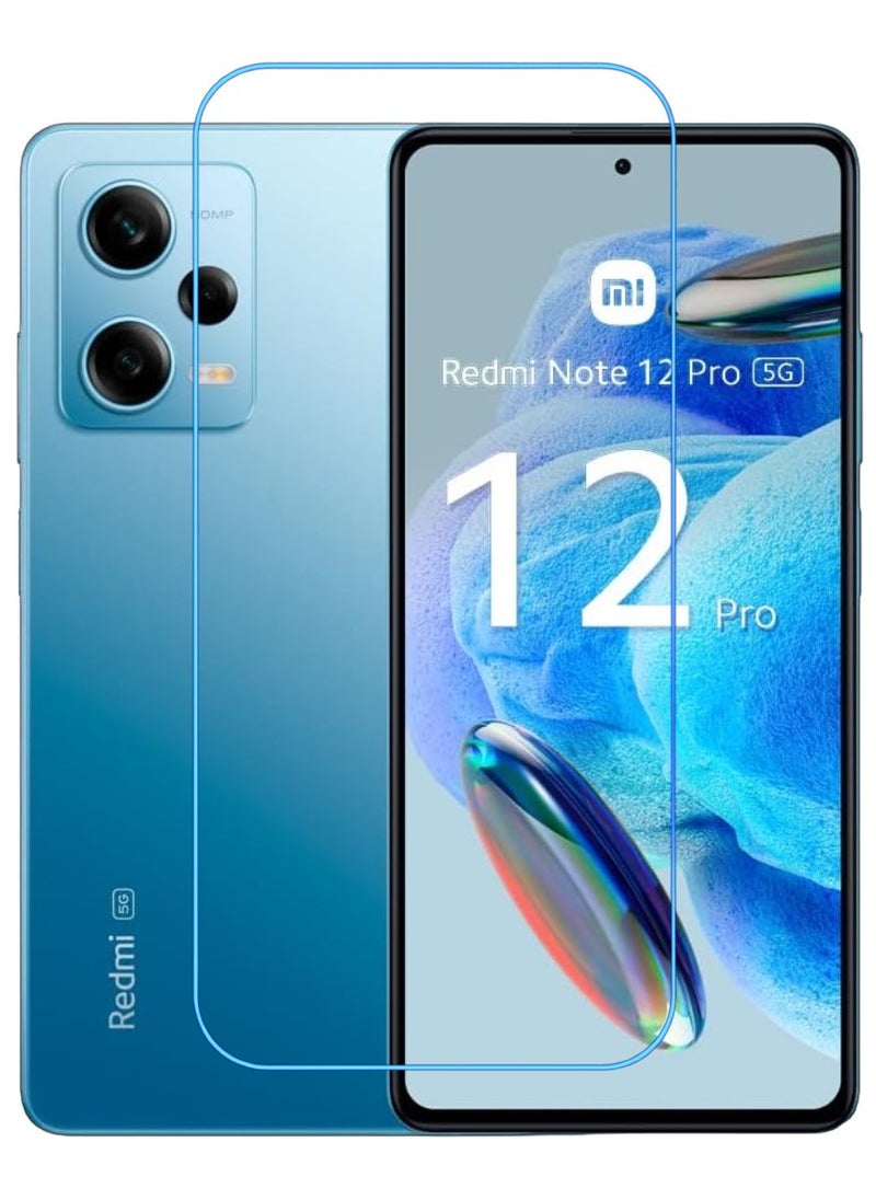 ACLIX Antistatic ESD Dustproof Premium Quality High Definition Clear Tempered Glass Screen Protector Designed For Xiaomi Redmi Note 12  Pro - Image 1