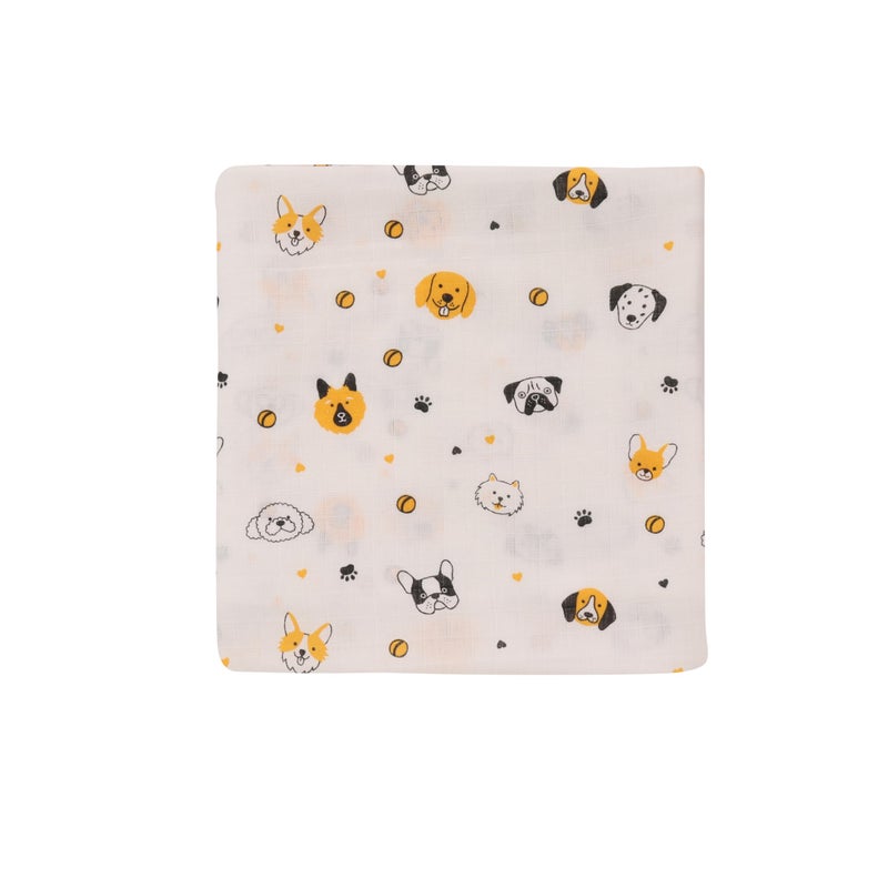 Dikary 100% Cotton Muslin Baby SWADDLES, Multicolor Print, 100 X 100 CMS (1) - Image 5
