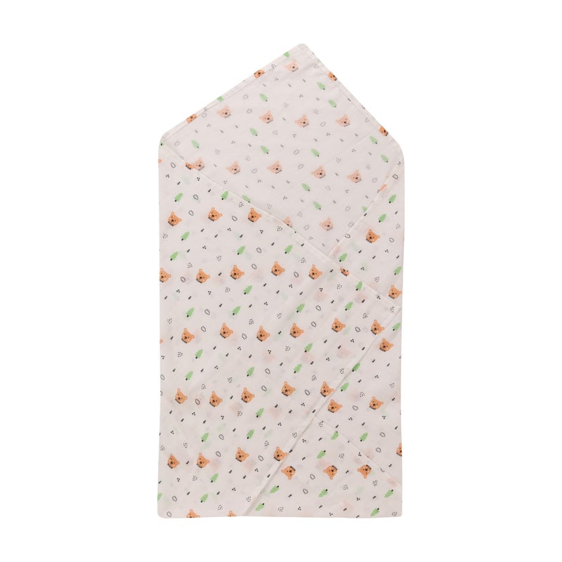 Dikary 100% Cotton Muslin Baby SWADDLES, Multicolor Print, 100 X 100 CMS (1) - Image 2