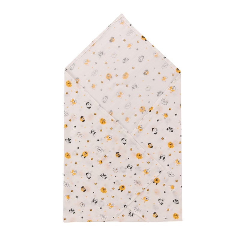Dikary 100% Cotton Muslin Baby SWADDLES, Multicolor Print, 100 X 100 CMS (1) - Image 3