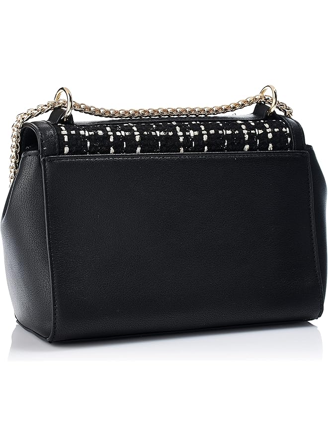 ناين ويست حقيبة كروس بودي قابلة للتحويل من خشب القيقب باللون الأسود العاجي - Image 2