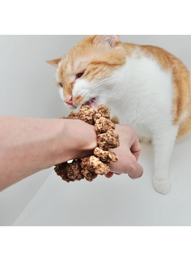 Loxira Natural Silvervine Gall Fruit Cat-Attracting Bracelet,Interactive Cat Toy for Indoor Cats,Cat Chew Toy with Gallfruit | Catnip & Silvervine Alternative, Stress Relief & Gift - Image 2