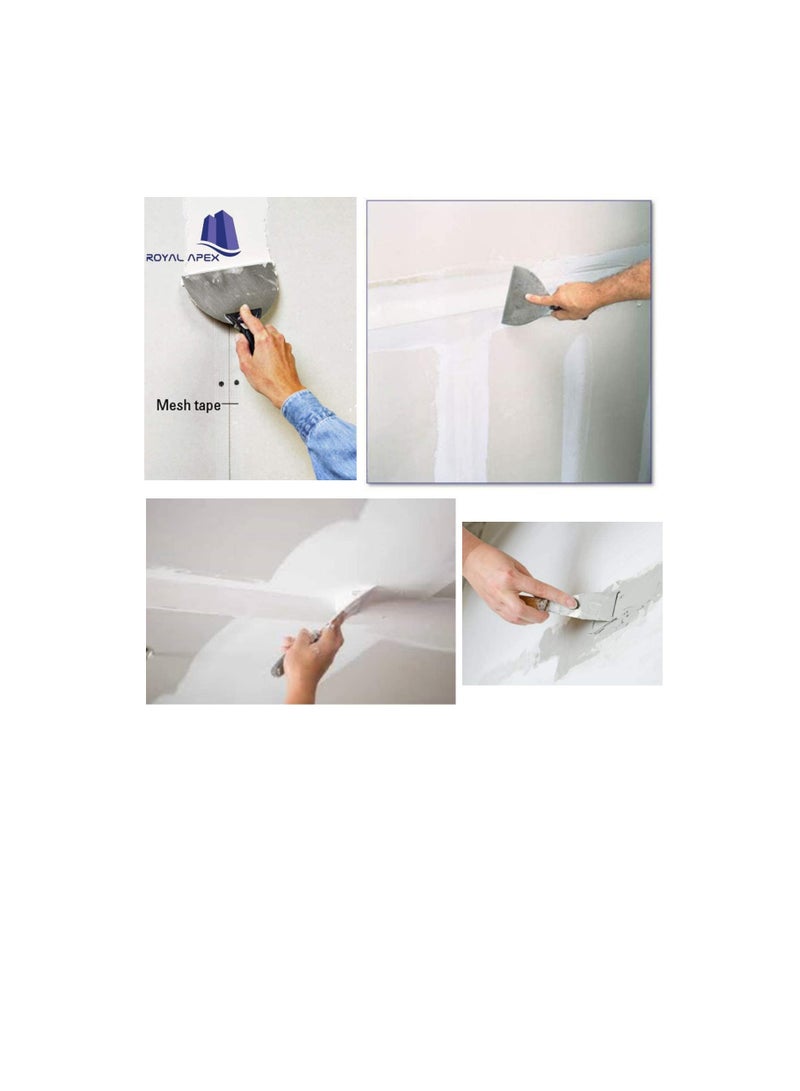 Stainless Steel Joint Knife Flexible Drywall Joint Knife with Comfortable Handle for Decorating Tools Strong Paint Scraper Filler Knife Paint Removal Scraper 3 Inch - Image 2