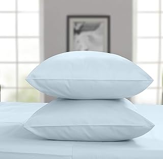 Threadmill Home Linen King Pillowcases - Certified 100% Egyptian Cotton 2 Piece Pillow Cover Set, 400 Thread Count - Image 1