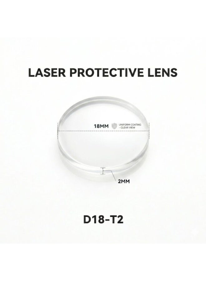 Aoura Grp Laser Protective Lens D18x2mm Pack of 3 | 1064nm Universal Protective Window for 1000-3000W 4-in-1 Handheld Laser Welding Machine - Image 2