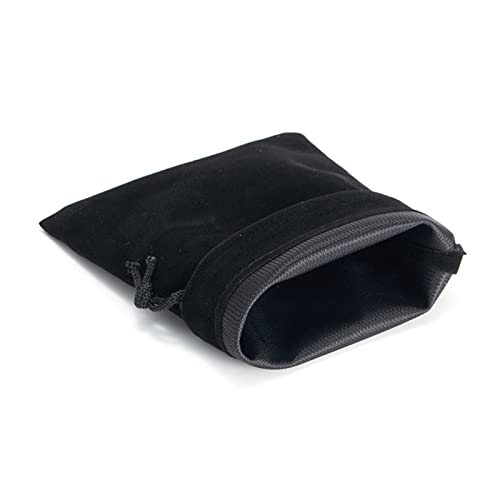 Tendwarm 20 Pcs 5.9x7.8 Inches Black Velvet Bags With Drawstring Candy Jewelry Pouch Bags Christmas Wedding Favors - Image 4
