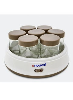 NOUVAL Yogurt Maker, 7 Cups - White  - Image 1