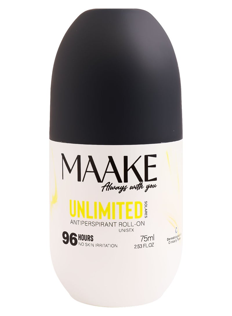 MAAKE Unlimited Antiperspirant Roll-ON 75 ml