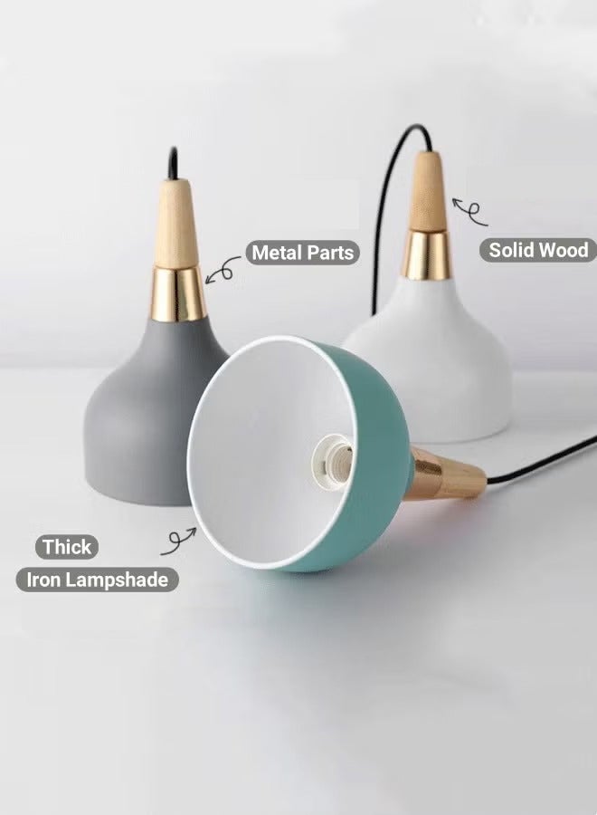 Poxvalzor Pendant Light,  Hanging Ceiling Light  12W Pendant Lamp Ceiling Swag Light Chandelier Light with 3 Colors Light for Kitchen/Dining Room/Hallway/Bedroom - Image 4