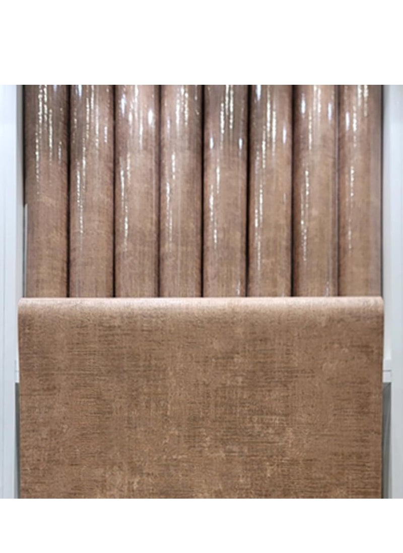 MAF Wallpaper MAF Wallpaper PR786111 Plain Wallpaper PVC Wallpaper For Office, Bedroom, Living Room, Room Decoration, Wall covering, Decorative Paper, Modern Wallpaper.. (Brown)  - Image 2