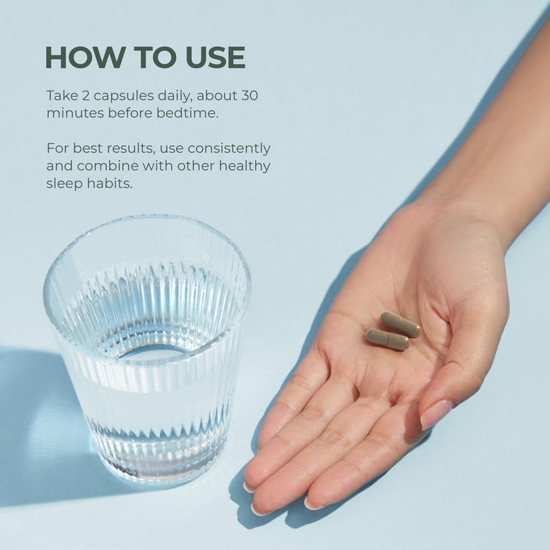 Primal Harvest Primal Sleep Support Supplement 60 Capsules with Valerian Root LTryptophan GABA Chamomile and Melatonin 3mg - Image 5