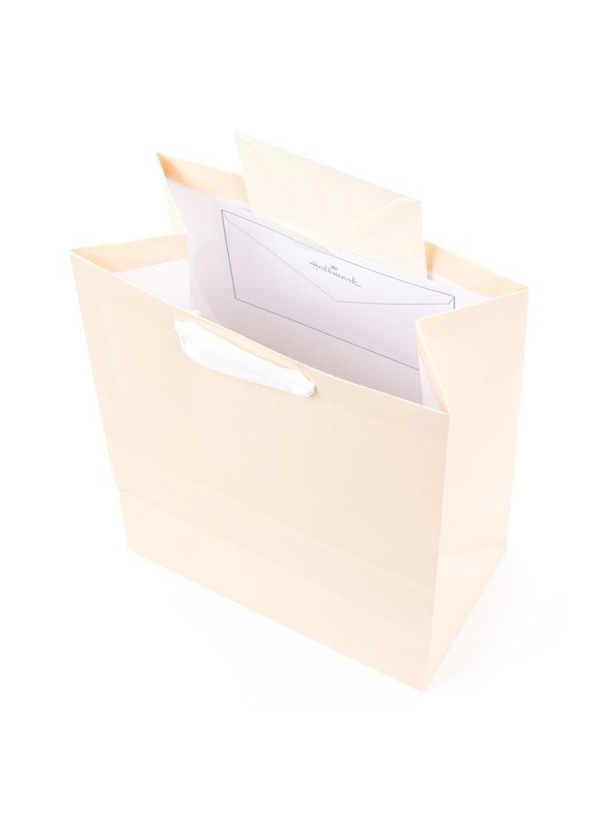 Hallmark 13" Large Gift Bag with Tissue Paper (Gold Glitter Heart) for Birthdays, Bridal Showers, Weddings, Anniversaries, Sweetest Day and More  - Image 5