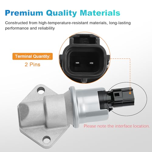NPAUTO Idle Air Control Valve Compatible with Ford Ranger Taurus 2001 2002 2003 2004 2005 2006 2007 2008 0108 B3000 20012005 Mercury Sable 30L V6 AC239 - Image 3