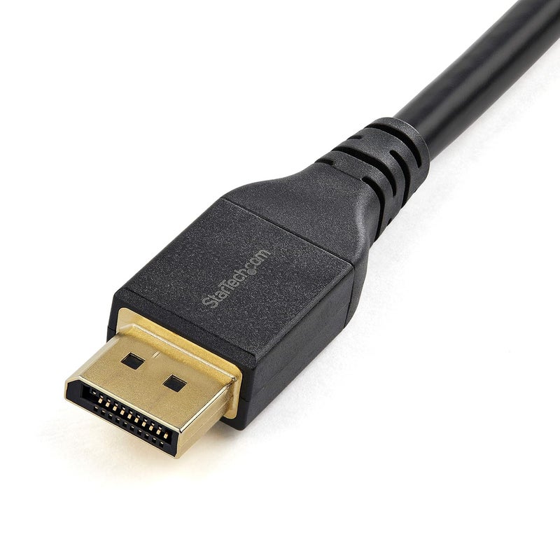 StarTech .com 1m VESA Certified DisplayPort 1.4 Cable - 8K 60Hz HBR3 HDR - 3ft Super UHD DisplayPort to DisplayPort Monitor Cord - Ultra HD 4K 120Hz DP 1.4 Slim Video Cable M/M DP Connector (DP14MM1M) - Image 4
