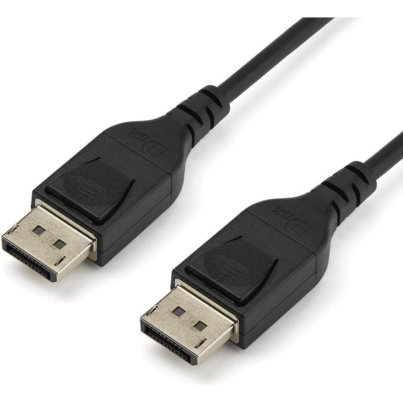 StarTech .com 1m VESA Certified DisplayPort 1.4 Cable - 8K 60Hz HBR3 HDR - 3ft Super UHD DisplayPort to DisplayPort Monitor Cord - Ultra HD 4K 120Hz DP 1.4 Slim Video Cable M/M DP Connector (DP14MM1M) - Image 1