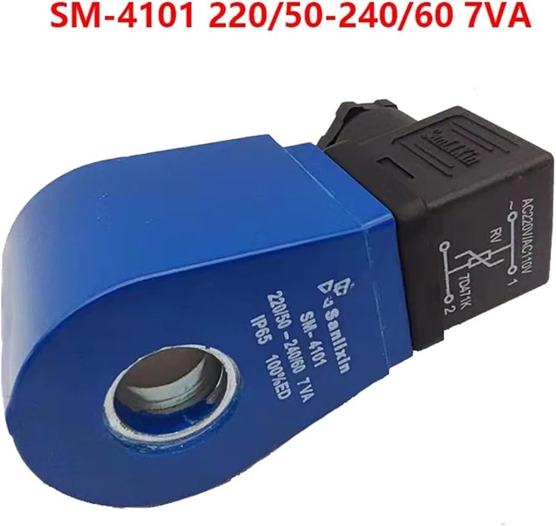 D04 3101 ملف صمام كهرومغناطيسي AC220V D01 4101A D01 4101B D04 3106 SM 3101 SM 4101 D01 4106 D01 4102A - Image 4