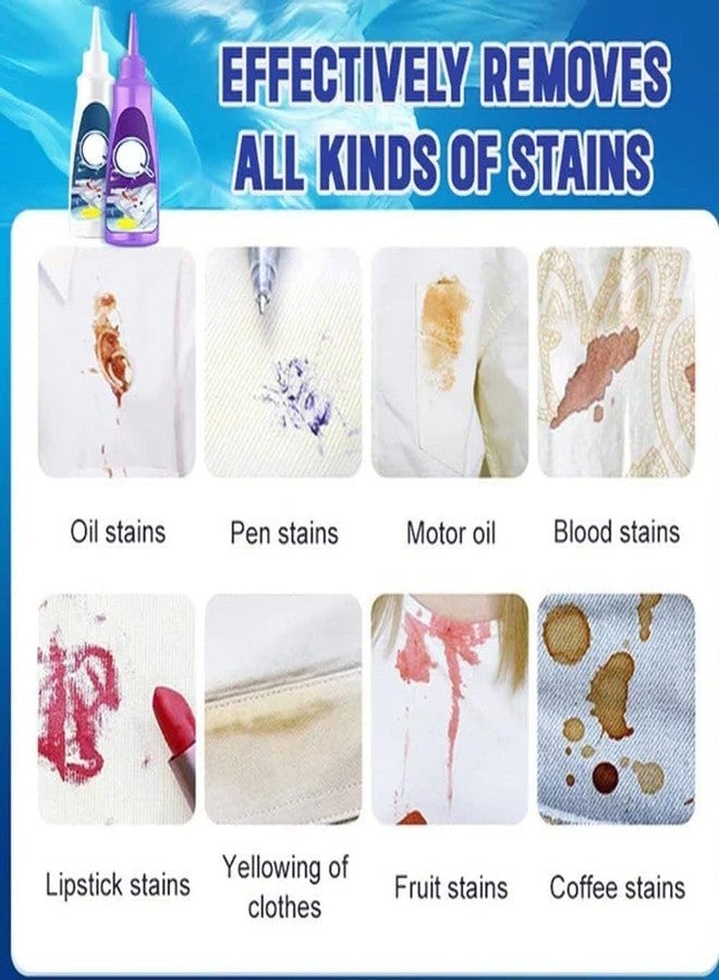 COOFANDY Active Laundry Cloth Stain Remover, Deep Cleaning Detergent for All Textiles, White Shirt Protection, Garment Stubborn Stain Cleaner Oil Remover (1 Pc) - Image 5