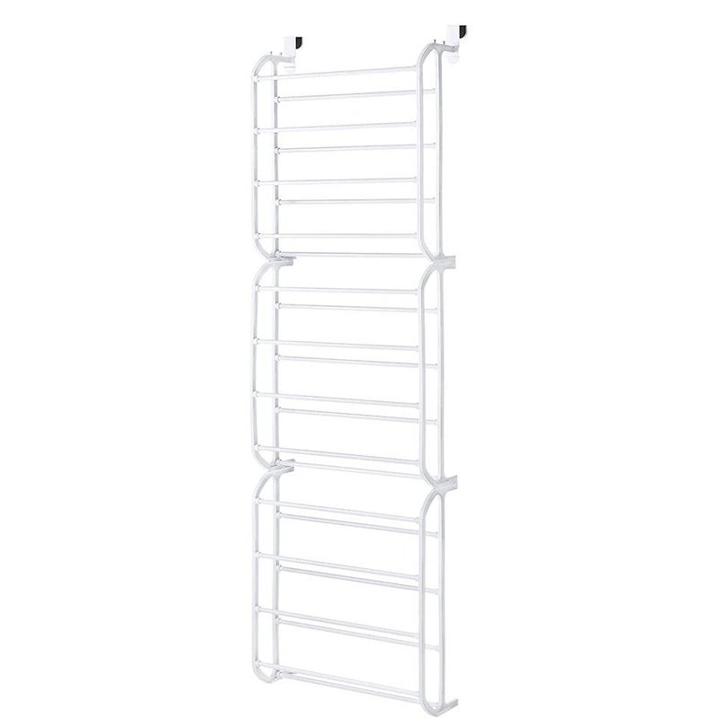 Whitmor Over The Door Shoe Rack 36 Pair White - Image 1