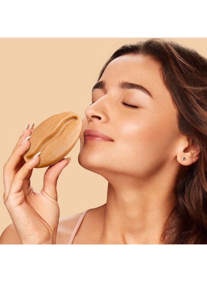 MCaffeine Moisturizing Bath Soap With Coffee Cocoa Butter & Almond Milk ; Cream Bathing Soap For Nourishing And Softening Skin ; 100% Vegan Soap With Rich Creamy Coffee Aroma ; Natural & 100% Vegan - Image 3