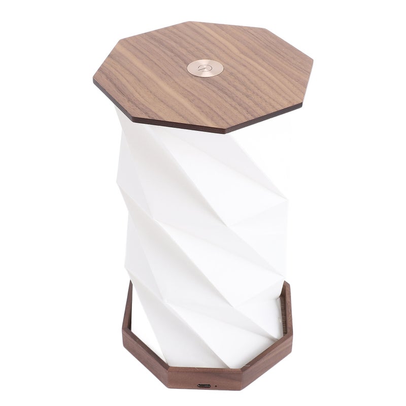 Dimmable Touch Lamp Foldable Paper & Wood Build - Usb Rechargeable 700mAh Battery Cordless Desk Lamp for Home Office Bedroom Living Room Camping - Image 3