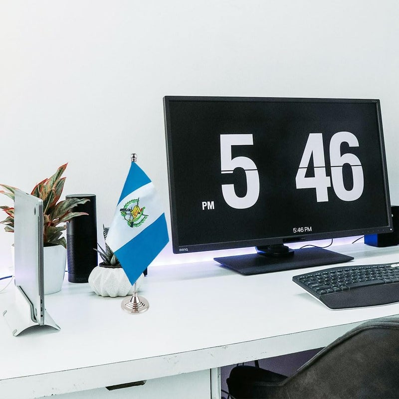 mflagperft Guatemala Flag Guatemalan Flags, Small Mini Guatemalan Desk Flag, Used for Table Office Classroom Home Patriotic Events Decorations - Image 5