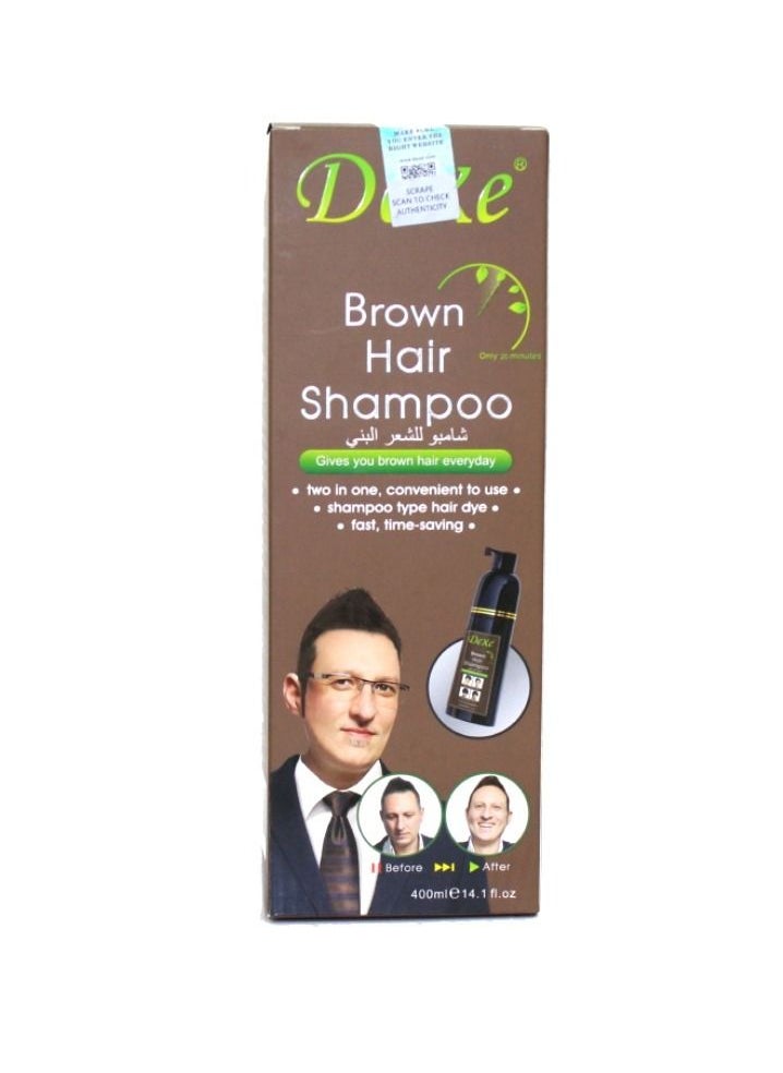 Dexe - Dexe Hair Color Shampoo Dark Brown 400ML - Image 1