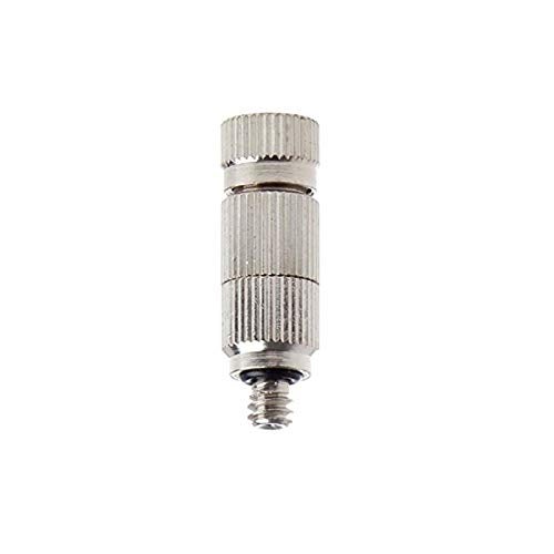 Yoebor Metalwork 10 Pcs Stainless Steel Misting Nozzles For Outdoor Cooling Misting System, High Pressure Anti Drip Cleanable, 3/16" Thread (0.1mm) - Image 2