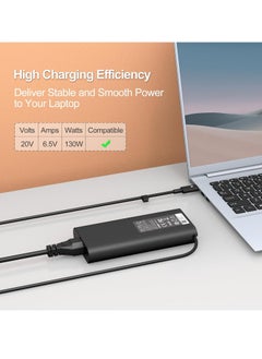 Generic 130W USB C Laptop Charger for Dell C5420 5520 5510, Black  - Image 4