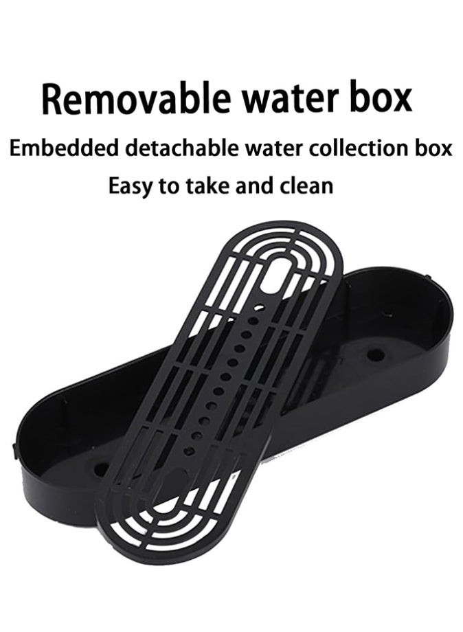 آه آه موزع مياه بارد وساخن بسعة 5 جالون، مزود بخاصية التسخين والتبريد السريع، يعمل بجهد 220 فولت وتردد 50 هرتز، مزود بخزان من الفولاذ المقاوم للصدأ، للاستخدام المنزلي أو المكتبي، لون أسود. - Image 5