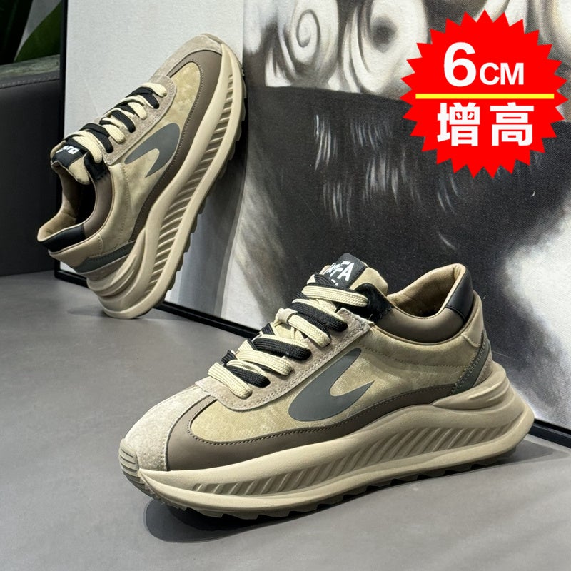 European Men'S Shoes Spring Trendy Niche Casual Thick-Soled Height-Increasing Dad Shoes Summer - Image 1
