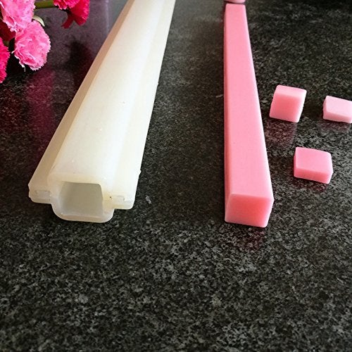 EchoDone Square Tube Column Silicone Soap Candle Mold Embed Soap Making Supplies Silicone Mold for Soap - Image 2