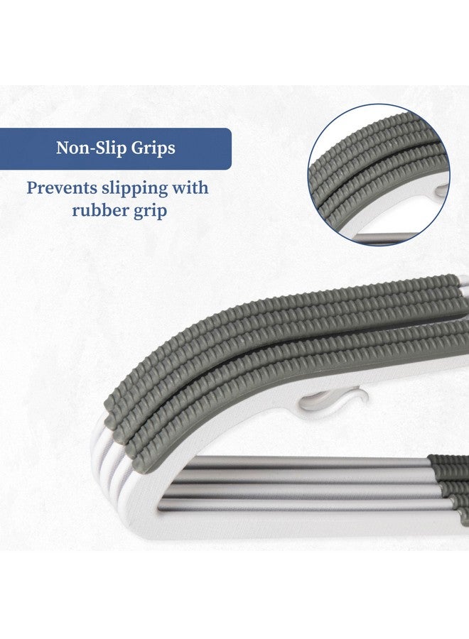 HomeStrap حامل ملابس بلاستيكي مضاد للانزلاق على شكل S من هومستراپ - عبوة من 10 | حامل منظم 4 في 1 | خطاف دوار 360°، شريط ملحقات، شريط بنطلون، مقابض غير قابلة للانزلاق وخطافات حزام | للسترات، القمصان، الكاميسولات، الفساتين والبدلات - Image 4