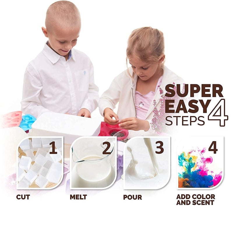 SPIN CART Glycerin Soap Base Melt and Pour 100 Pure and Natural Handmade Soap Making - Image 3