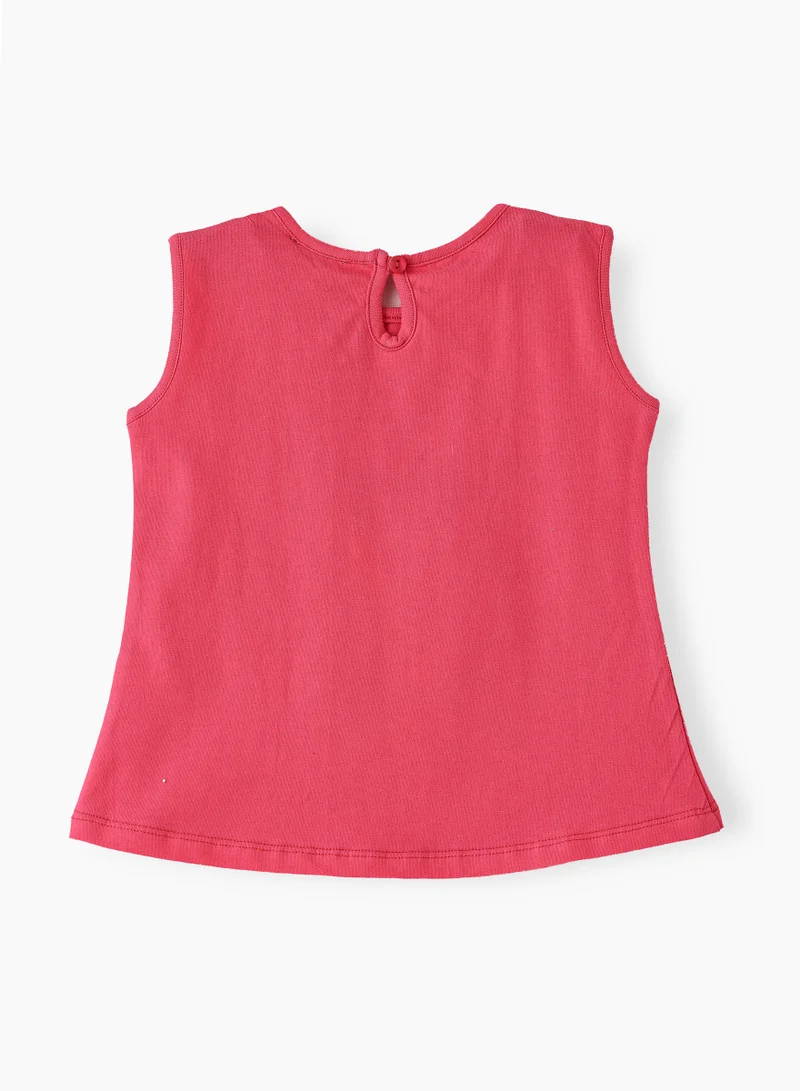 Jelliene Sunshine Squad: Girls' Comfy Cotton Tees Playful Prints & Summer Fun