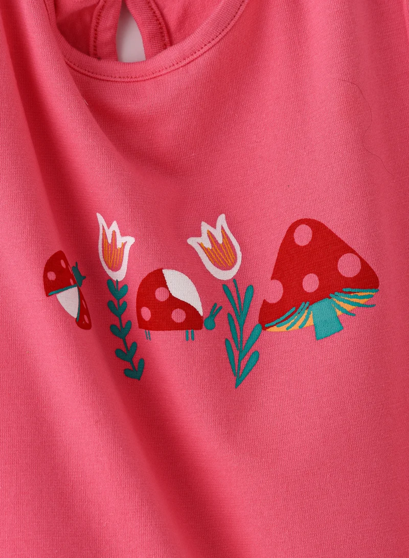 Jelliene Sunshine Squad: Girls' Comfy Cotton Tees Playful Prints & Summer Fun