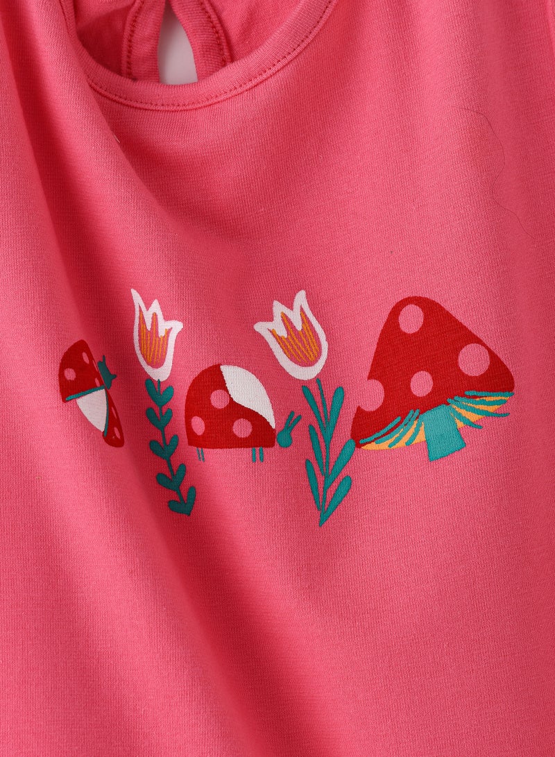 Jelliene Sunshine Squad: Girls' Comfy Cotton Tees Playful Prints & Summer Fun - Image 3