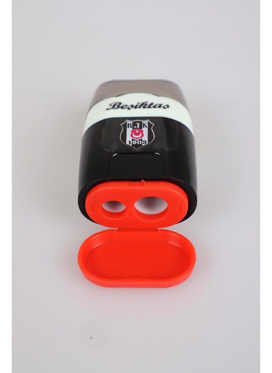 Beşiktaş - 2023 New Season Licensed 2-Piece Pencil and Eraser Sharpener Set - Image 1