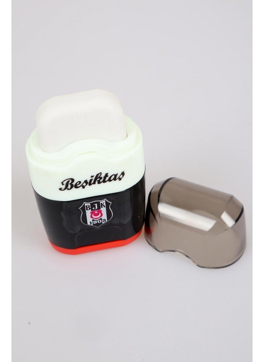 Beşiktaş - 2023 New Season Licensed 2-Piece Pencil and Eraser Sharpener Set - Image 1