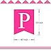 Silvima Puppy Happy Birthday Banner Girl Birthday Sign Paper Card Stock Bday Party Decoration Pink - Image 2
