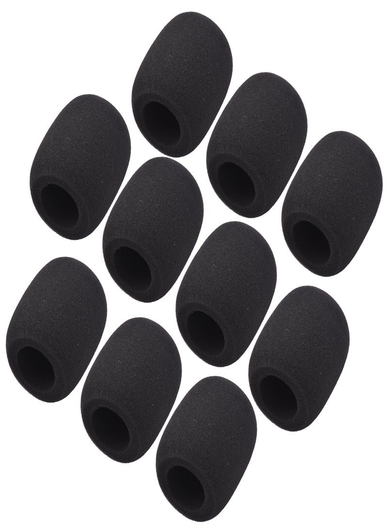 ammoon 10Pcs Microphone Foam Windshield Windscreen Noise Reduction Sponge Mic Cover for Handheld Condenser Microphone - Image 2