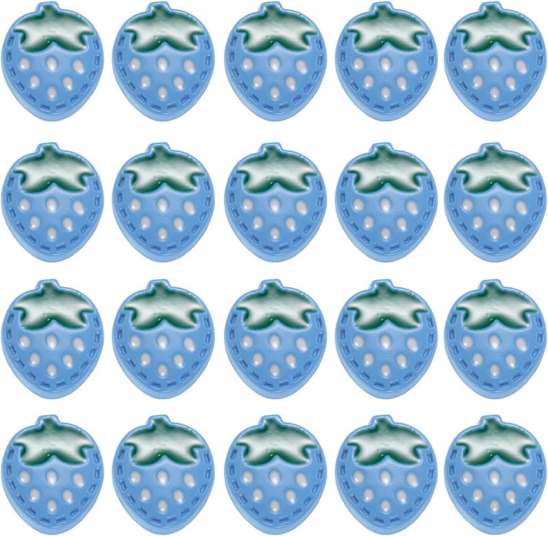 20pcs Blue Fruit-Shaped Buttons for ’ Sweater Cardigans, Sewing Craft Project Fasteners for Boys and Everyday Clothing Replacement - Image 1