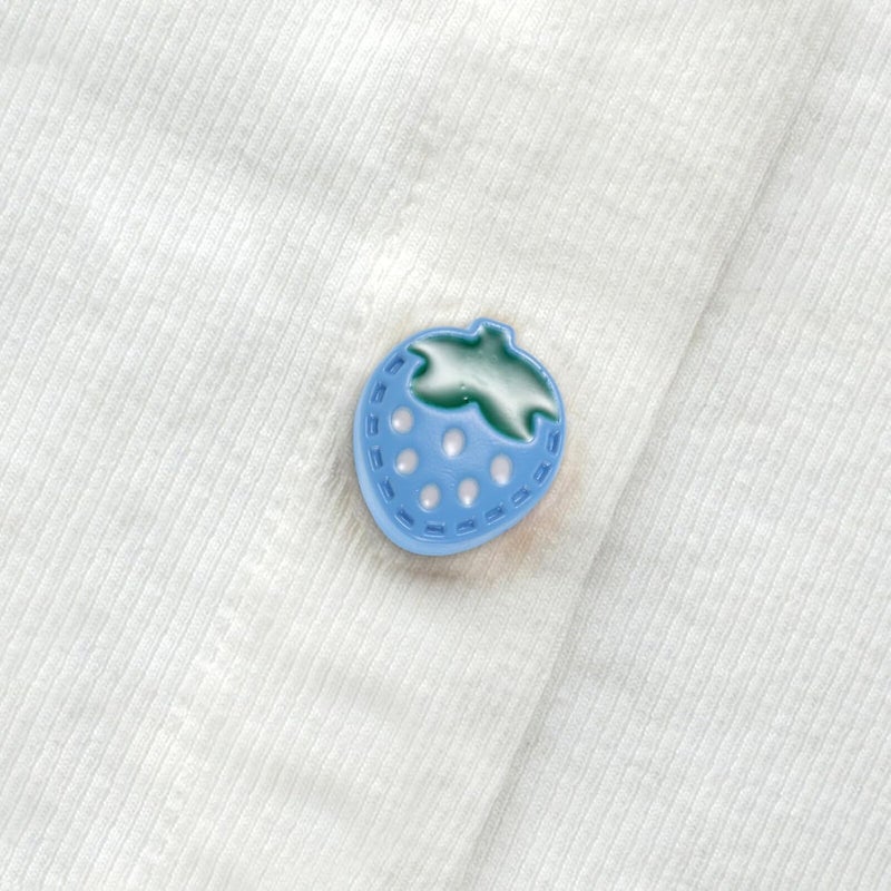 20pcs Blue Fruit-Shaped Buttons for ’ Sweater Cardigans, Sewing Craft Project Fasteners for Boys and Everyday Clothing Replacement - Image 5