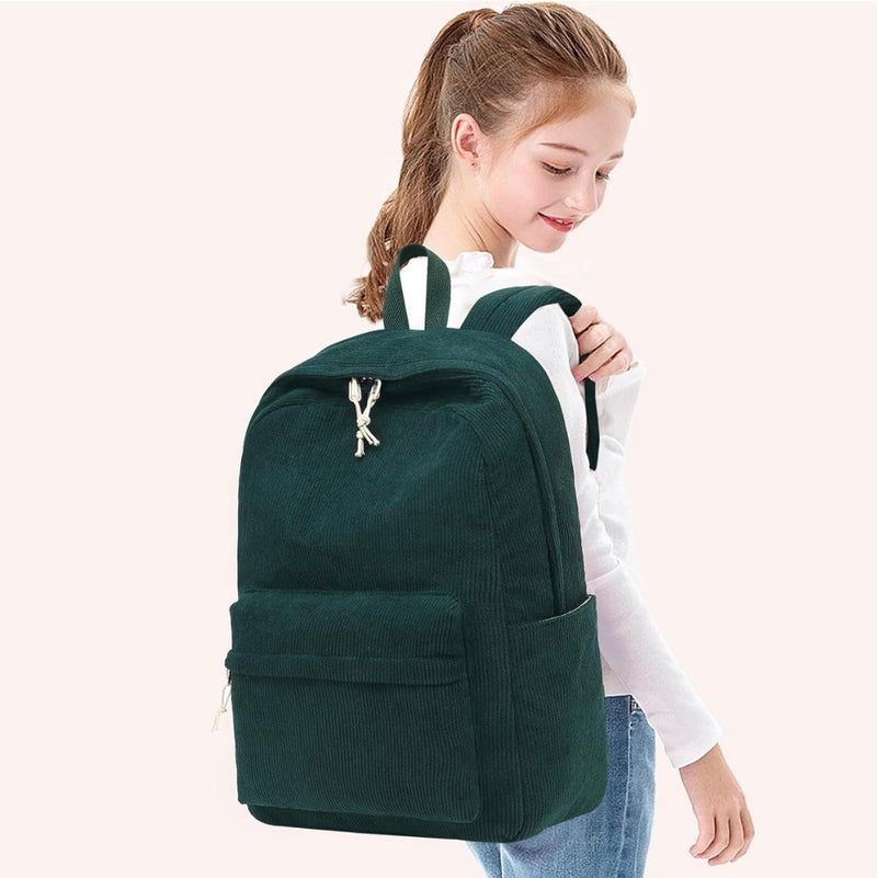 Santic حقائب ظهر للنساء/الرجال أنيقة وعصرية وعادية حقائب ظهر للكلية، حقيبة مصممة للمدرسة/الكلية/النزهة للبنات والنساء - Image 2