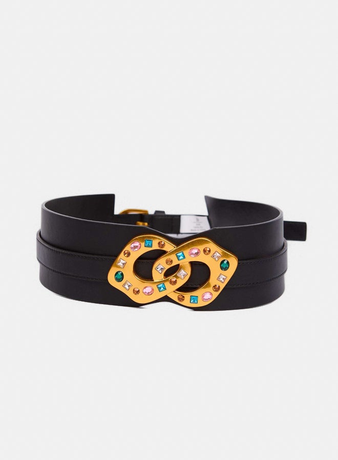 DALYDRESS Women Belt - Black 