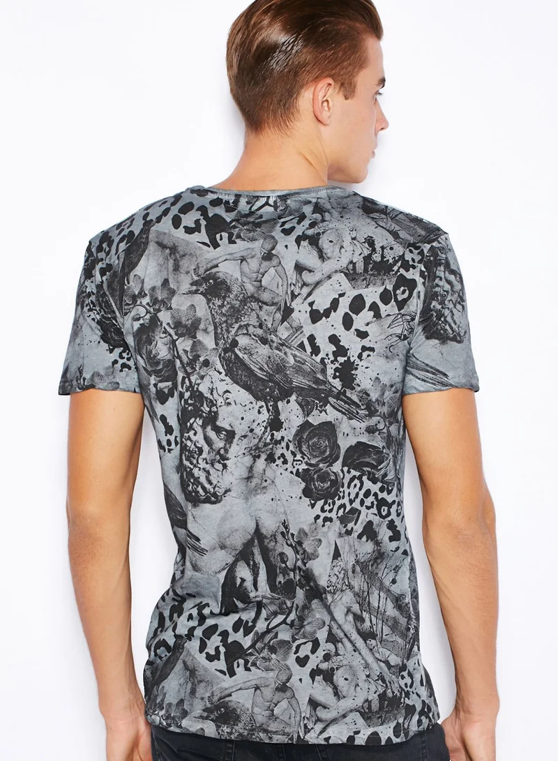 !Solid Selby Printed T-Shirt